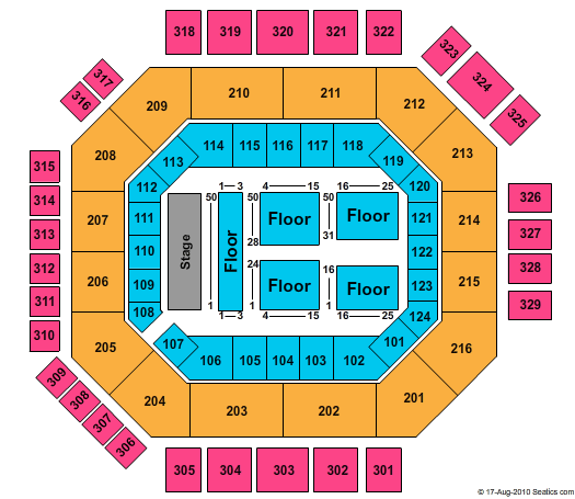 Family Circle Magazine Stadium Seating Chart